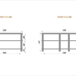 tv-table-tower-1200-1500mm-Model